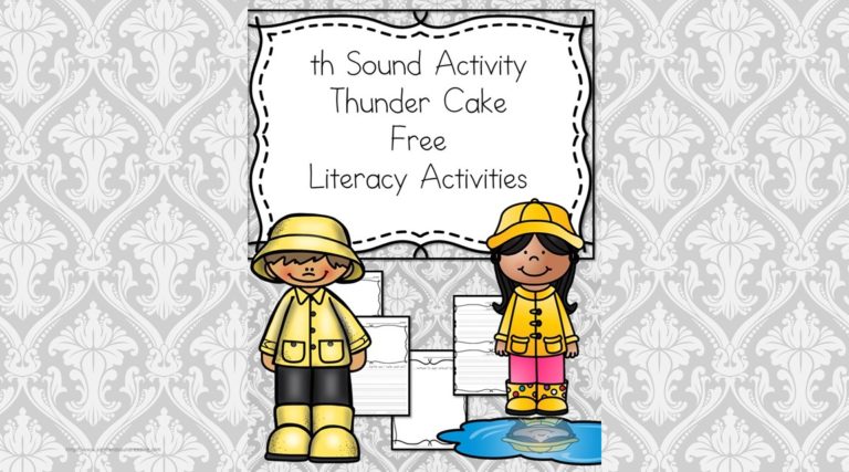 Thunder Cake Activities and Worksheets