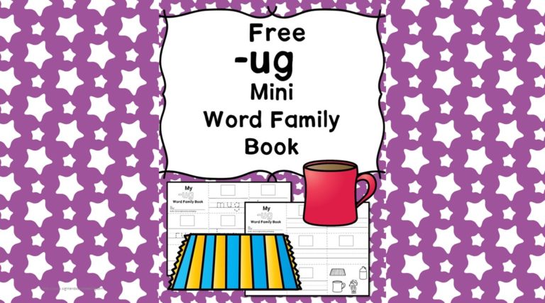 UG CVC Word Family Worksheets