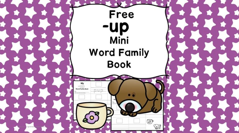 UP CVC Word Family Worksheets