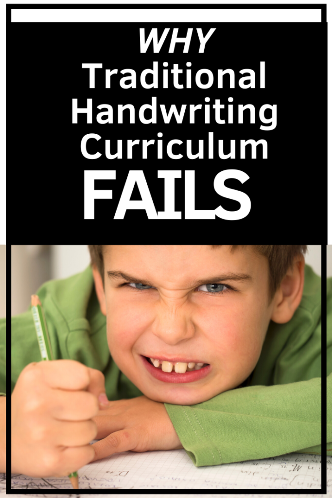 Why Traditional handwriting Curriculum Fails