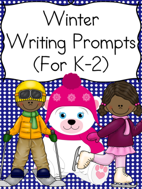Winter is here!!  Come get a list of winter writing prompts and a free winter writing prompt for students in kindgarten through 2nd grade.  