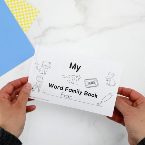 Word Family mini-books